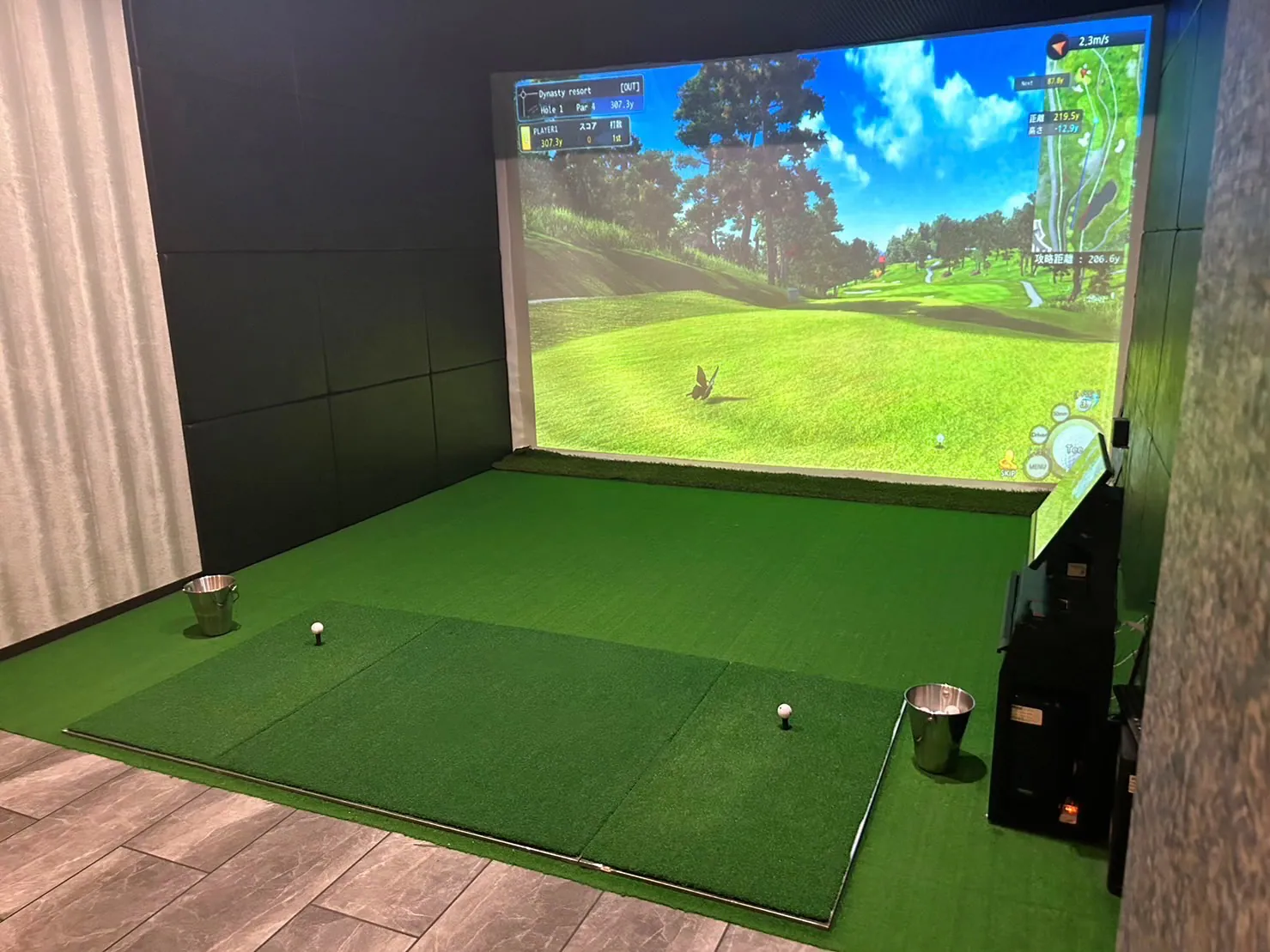 京都でシミュレーションゴルフを楽しめる完全個室VIPルーム